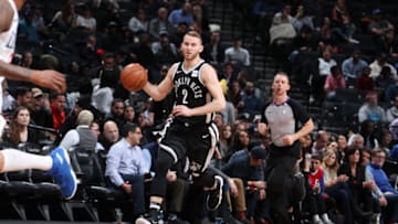 BROOKLYN, NY - FEBRUARY 12: Nik Stauskas
