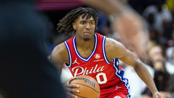 Tyrese Maxey, Sixers Mandatory Credit: Bill Streicher-USA TODAY Sports