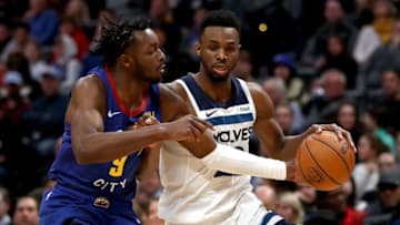 Warriors, Andrew Wiggins, D'Angelo Russell (Photo by Matthew Stockman/Getty Images)