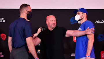 Roman Dolidze vs. Khadis Ibragimov (Photo by Jeff Bottari/Zuffa LLC via Getty Images)