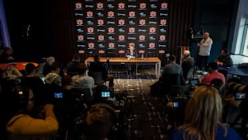 According to CBS Sports' Barrett Sallee, Hugh Freeze's spring practices have 'provided hope for the future' of Auburn football Mandatory Credit: The Montgomery Advertiser