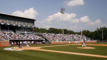 Jun 11, 2011; Chapel Hill, NC, USA; An overall view of the field during the Chapel Hill super regional of the 2011 NCAA baseball tournament at Boshamer Stadium. Mandatory Credit: Bob Donnan-USA TODAY Sports