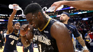 Zion Williamson, New Orleans Pelicans. (Photo by Sean Gardner/Getty Images)
