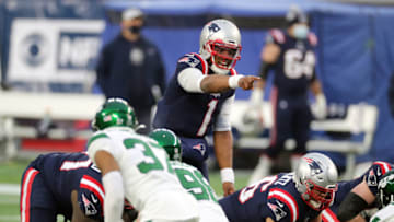 FOXBOROUGH, MA - JANUARY 03: Cam Newton #1 of the New England Patriots (Photo by Al Pereira/Getty Images)