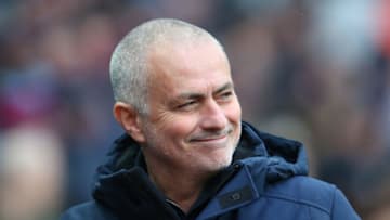 BIRMINGHAM, ENGLAND - FEBRUARY 16: Jose Mourinho the manager of Tottenham Hotspur looks on during the Premier League match between Aston Villa and Tottenham Hotspur at Villa Park on February 16, 2020 in Birmingham, United Kingdom. (Photo by James Gill - Danehouse/Getty Images)
