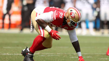 Javon Kinlaw #99 of the San Francisco 49ers (Photo by Ezra Shaw/Getty Images)
