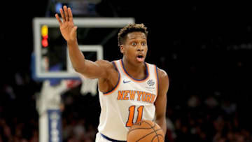 Frank Ntilikina Memphis Grizzlies (Photo by Elsa/Getty Images)