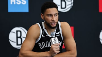 Ben Simmons vs. Sixers (Photo by Dustin Satloff/Getty Images)