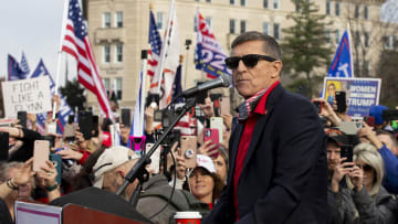 Former General Michael Flynn (Photo by Tasos Katopodis/Getty Images)