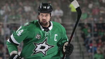 DALLAS, TX - MARCH 5: Jamie Benn #14 of the Dallas Stars skates against the Ottawa Senators at the American Airlines Center on March 5, 2018 in Dallas, Texas. (Photo by Glenn James/NHLI via Getty Images)