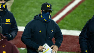 Jim Harbaugh, Michigan Wolverines. (Photo by David Berding/Getty Images)
