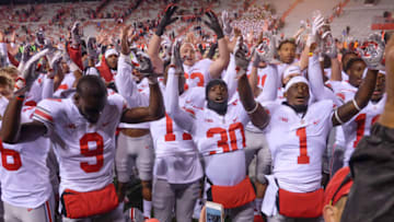 LINCOLN, NE - OCTOBER 14: Wide receiver Binjimen Victor