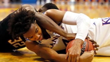 LAWRENCE, KS - JANUARY 02: Devonte' Graham
