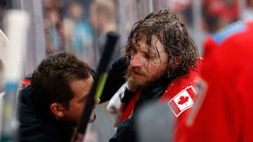 CALGARY, AB - MARCH 16: Mike Smith