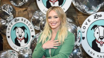 LOS ANGELES, CALIFORNIA - NOVEMBER 06: Hilary Duff attends Love Leo Rescue's 2nd Annual Cocktails for a Cause at Rolling Greens Los Angeles on November 06, 2019 in Los Angeles, California. (Photo by Presley Ann/Getty Images)
