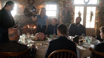Michael Greyeyes as Qaletaqa Walker, Dayton Callie as Jeremiah Otto, Kim Dickens as Madison Clark, Ruben Blades as Daniel Salazar, Sam Underwood as Jeremiah "Jake" Otto Jr., Matt Lasky as Cooper, Daniel Sharman as Troy Otto, Fear The Walking Dead -- AMC