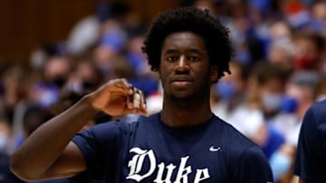 Duke basketball forward AJ Griffin (Photo by Lance King/Getty Images)