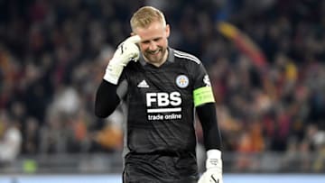 Kasper Schmeichel of Leicester City (Photo by Andrea Staccioli /Insidefoto/LightRocket via Getty Images)