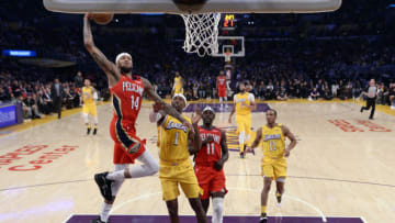Brandon Ingram #14 of the New Orleans Pelicans: (Photo by Kevork Djansezian/Getty Images)