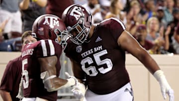 Dan Moore Jr., Texas A&M Football Mandatory Credit: Erik Williams-USA TODAY Sports