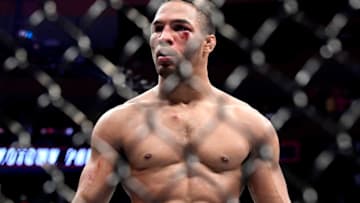 NEW YORK, NEW YORK - NOVEMBER 02: Kevin Lee of the United States celebrates victory against Gregor Gillespie of the United States in the lightweight bout during UFC 244 at Madison Square Garden on November 02, 2019 in New York City. (Photo by Steven Ryan/Getty Images)