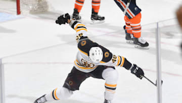 EDMONTON, AB - FEBRUARY 20: David Krejci