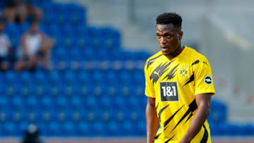 Dan-Axel Zagadou of Borussia Dortmund (Photo by Roland Krivec/DeFodi Images via Getty Images)
