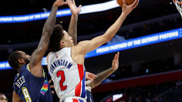 Detroit Pistons guard Cade Cunningham (2).. Mandatory Credit: Rick Osentoski-USA TODAY Sports