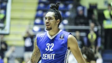 Drew Gordon (Zenit St. Petersburg) in action during the EuroCup basketball match between Fiat Torino Auxilium and Zenit St. Petersburg at PalaRuffini on 07 February, 2018 in Turin, Italy.Final results: 73-87. (Photo by Massimiliano Ferraro/NurPhoto via Getty Images)