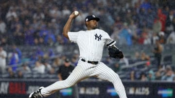 NEW YORK, NY - OCTOBER 09: Luis Severino