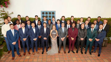 THE BACHELORETTE - "1601" - Clare Crawley will finally embark on her journey to find her soul mate as "The Bachelorette" returns for its sizzling 16th season on a new night. After putting Juan Pablo in his place on the memorable, 18th season finale of "The Bachelor," and gaining a new sense of resolve and self-worth, Clare is more than ready to put her romantic disappointments in the rearview mirror and start a wild ride to find her happily ever after on the season premiere of "The Bachelorette," TUESDAY, OCT. 13 (8:00-10:01 p.m. EDT), on ABC. (ABC/Craig Sjodin)FRONT ROW: CHASEN, BRENDAN, JOE, JEREMY, CLARE CRAWLEY, YOSEF, GARIN, TYLER C., BLAKE MOYNES, ZACH J.MIDDLE ROW: JAY, EAZY, ROBBY, DEMAR, RILEY, ED, DALE, IVAN, TYLER S., JORDAN C., PAGEBACK ROW: BENNETT, KENNY, CHRIS, BRANDON, JASON, BEN, MIKE, AJ, ZAC C., BLAKE MONAR, JORDAN M.