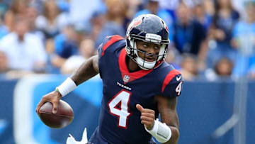 NASHVILLE, TN - SEPTEMBER 16: Deshaun Watson #4 of the Houston Texans (Photo by Andy Lyons/Getty Images)