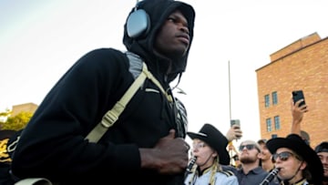 A polarizing SEC coach "knows what Travis Hunter is going through" amidst his public support of the DB/WR according to USA Today's Kevin Skiver Mandatory Credit: The Coloradoan