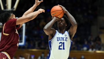 Duke basketball forward AJ Griffin (Rob Kinnan-USA TODAY Sports)