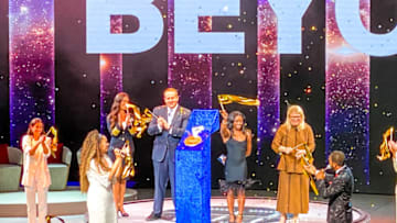 Celebrity Cruises Beyond Naming Ceremony on November 4, 2022, photo provided by Cristine Struble