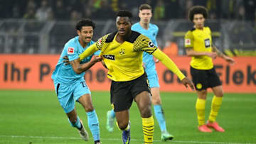Dan-Axel Zagadou (Photo by INA FASSBENDER/AFP via Getty Images)