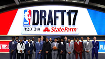Dennis Smith Jr., Frank Ntilikina, New York Knicks. (Photo by Mike Stobe/Getty Images)