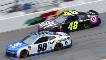 Alex Bowman and Jimmie Johnson, Hendrick Motorsports, NASCAR (Photo by Jared C. Tilton/Getty Images)