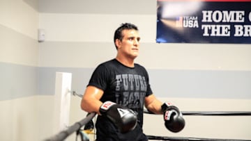 Alberto Del Rio trains for his upcoming fight with Tito Ortiz at Cross Driven Athletics in Gibert, AZ. Albert will be the headlining bout for Combate Americas: Tito vs. Alberto on Dec. 7, 2019. (photo by Amy Kaplan/FanSided)