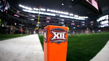 ARLINGTON, TX - DECEMBER 2: A general view before the Oklahoma Sooners play the TCU Horned Frogs during the first half at AT