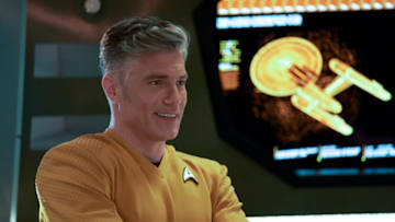 Anson Mount as Pike of the Paramount+ original series STAR TREK: STRANGE NEW WORLDS. Photo Cr: Marni Grossman/Paramount+