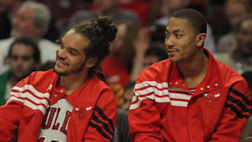 Joakim Noah, Derrick Rose, Chicago Bulls (Photo by Jonathan Daniel/Getty Images)