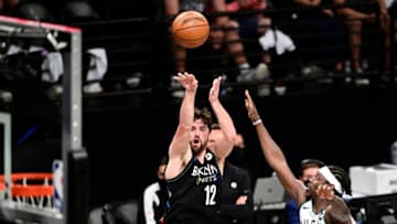 NEW YORK, NEW YORK - JUNE 07: Joe Harris #12 of the Brooklyn Nets (Photo by Steven Ryan/Getty Images)