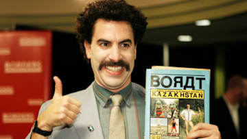 Borat Sagdiyev, played by Sacha Baron Cohen (Photo by Vince Bucci/Getty Images)