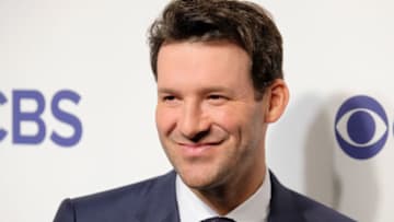 NEW YORK, NY - MAY 16: Tony Romo attends the 2018 CBS Upfront at The Plaza Hotel on May 16, 2018 in New York City. (Photo by Matthew Eisman/Getty Images)