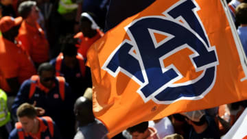 CLEMSON, SC - SEPTEMBER 09: Auburn Tigers football players enter Memorial Stadium prior to the Tigers' game against the Clemson Tigers on September 9, 2017 in Clemson, South Carolina. (Photo by Mike Comer/Getty Images)