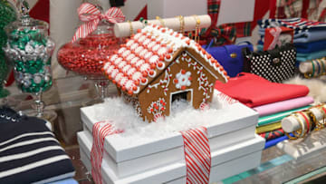 NEW YORK, NY - NOVEMBER 13: A view of a gingerbread house as Talbots Kicks Off The Holiday Season With The Rockettes on November 13, 2018 in New York City. (Photo by Dia Dipasupil/Getty Images FOR Talbots)
