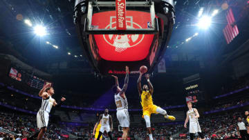 ATLANTA, GA - APRIL 10: Edmond Sumner #5 of the Indiana Pacers shoots the ball against the Atlanta Hawks on April 10, 2019 at State Farm Arena in Atlanta, Georgia. (Photo by Scott Cunningham/NBAE via Getty Images)