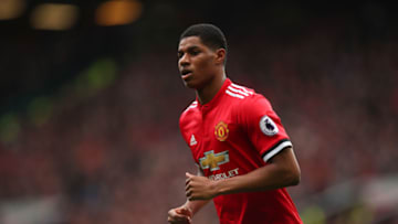 MANCHESTER, ENGLAND - MARCH 10: Marcus Rashford of Manchester United during the Premier League match between Manchester United and Liverpool at Old Trafford on March 10, 2018 in Manchester, England. (Photo by Robbie Jay Barratt - AMA/Getty Images)