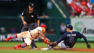 ST. LOUIS, MO - AUGUST 12: Freddie Freeman